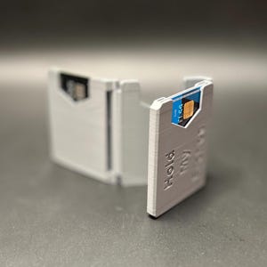 Billetera triple gris personalizada: ¡tu nombre, tu estilo!