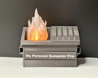 Portalápices Organizador de escritorio con forma de contenedor de basura Lámpara LED personalizada