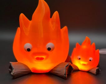 Lámpara de llama encantada: iluminación mágica para amantes de la fantasía y una decoración acogedora para el hogar.