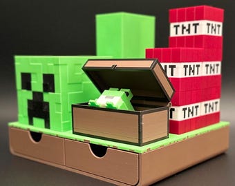 Organizador de escritorio para gamers: organizador perfecto para juegos y manualidades