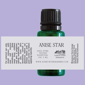 Pure Anise Star Essential Oil ~ 100% Pure Therapeutic Grade
