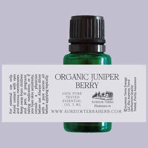 Pure Organic Juniper Berry Essential Oil ~ 100% Pure Therapeutic Grade