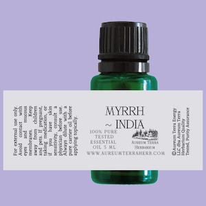 Pure Myrrh India Essential Oil ~ 100% Pure Therapeutic Grade