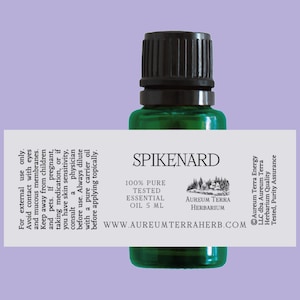 Pure Spikenard Essential Oil ~ 100% Pure Therapeutic Grade