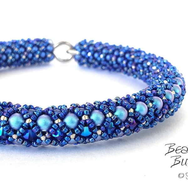 Orbit Netted Bangle or Bracelet Tutorial - Advanced Beginner