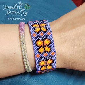 Butterfly Bracelet - Odd Count Peyote Pattern