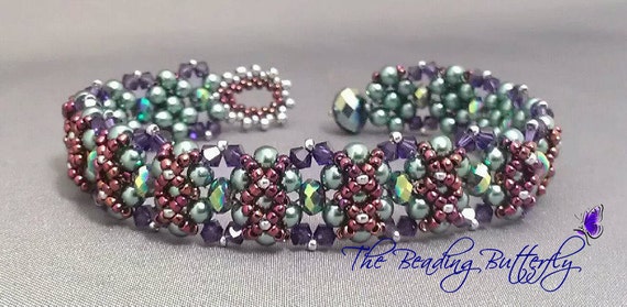 Double Cross Beaded Bracelet Double Cross Beaded Bracelet