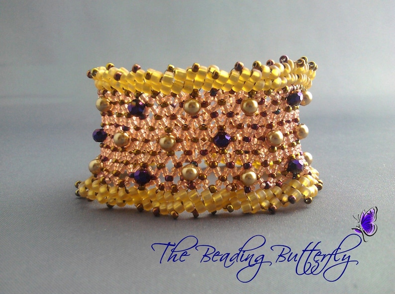 Heaven's Garden Netted Bracelet Tutorial Digital Download image 2