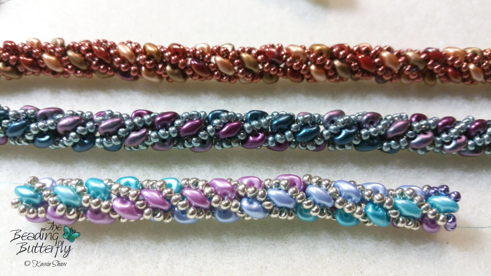 Slyther Beaded Rope Pattern Tutorial Etsy