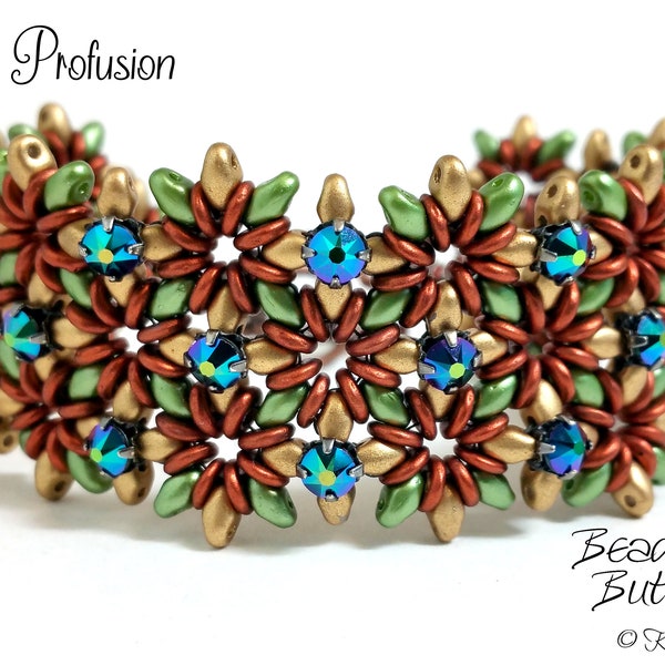 Zinnia Profusion Bracelet Tutorial