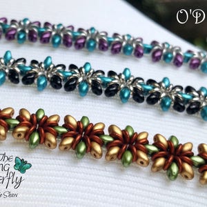O&#39;Daisy Bracelet Tutorial - Beginner Beading Pattern