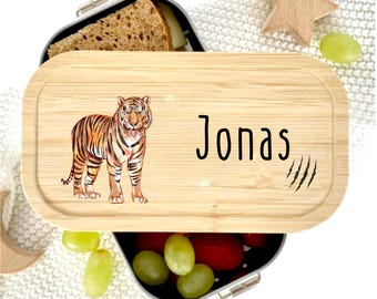 personalisierte Brotdose | Lunchbox für Kinder mit Namen | zum Schulanfang, Einschulung, Kita