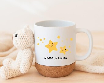 Personalisierte Mama Tasse mit Namen des Kindes / Geschenk für Mama