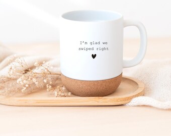 Keramiktasse | Korktasse | Geschenk | Geschenk für Sie | Paargeschenk| Liebe | Kaffeetasse | Teetasse