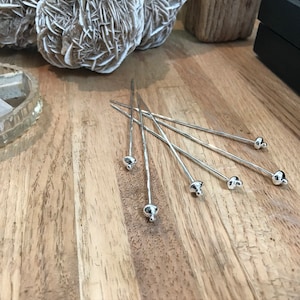 Sterling Silver Cocktail Picks - Barware - 1 Set of 6