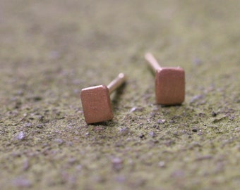 14k Rose Gold Stud Earrings