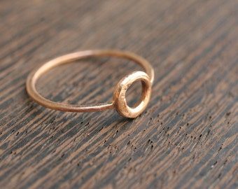 Rose Gold Circle Ring