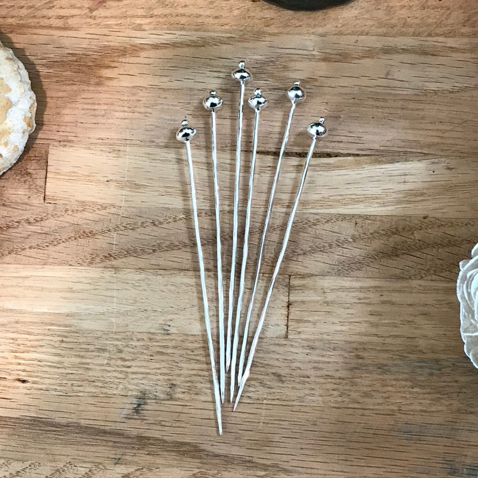 Sterling Silver Cocktail Picks Barware 1 Set of 6 Etsy