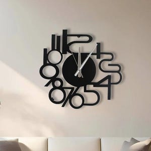 Decoración moderna para el hogar con reloj de pared, reloj de pared de gran tamaño, reloj de pared de metal, reloj de pared grande, reloj de pared minimalista, reloj de pared silencioso.