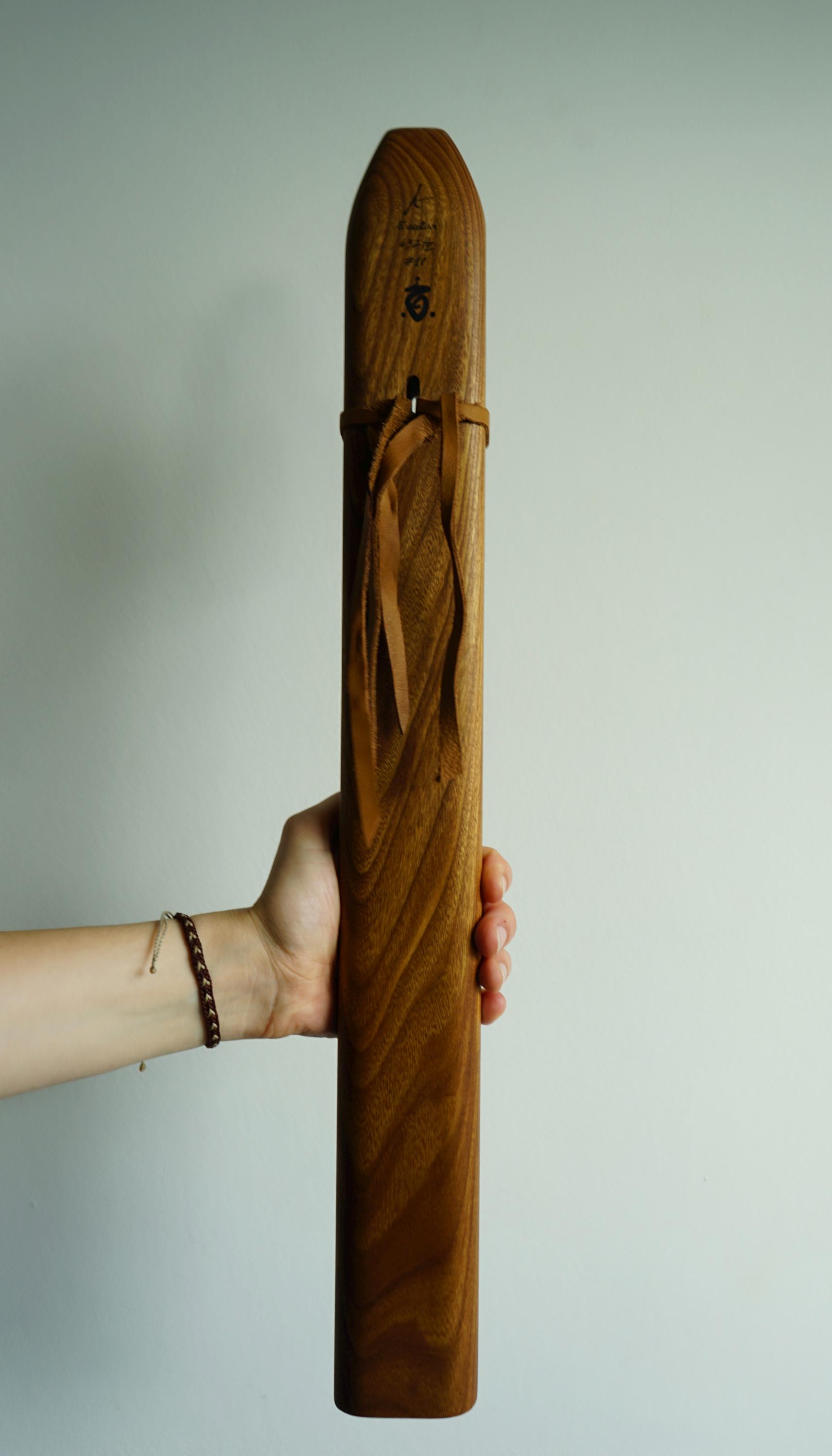 Native American Flute BaFlute Native American Style Drone Flute - Key Of A 432hz Double Chamber 3D Printed 432hz Tuned Flute