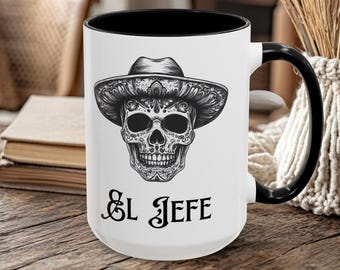 funny el jefe spanish mug gifts for men, unique boss gifts for her him, funny gift for boyfriend, funny gift for husband, boss appreciation