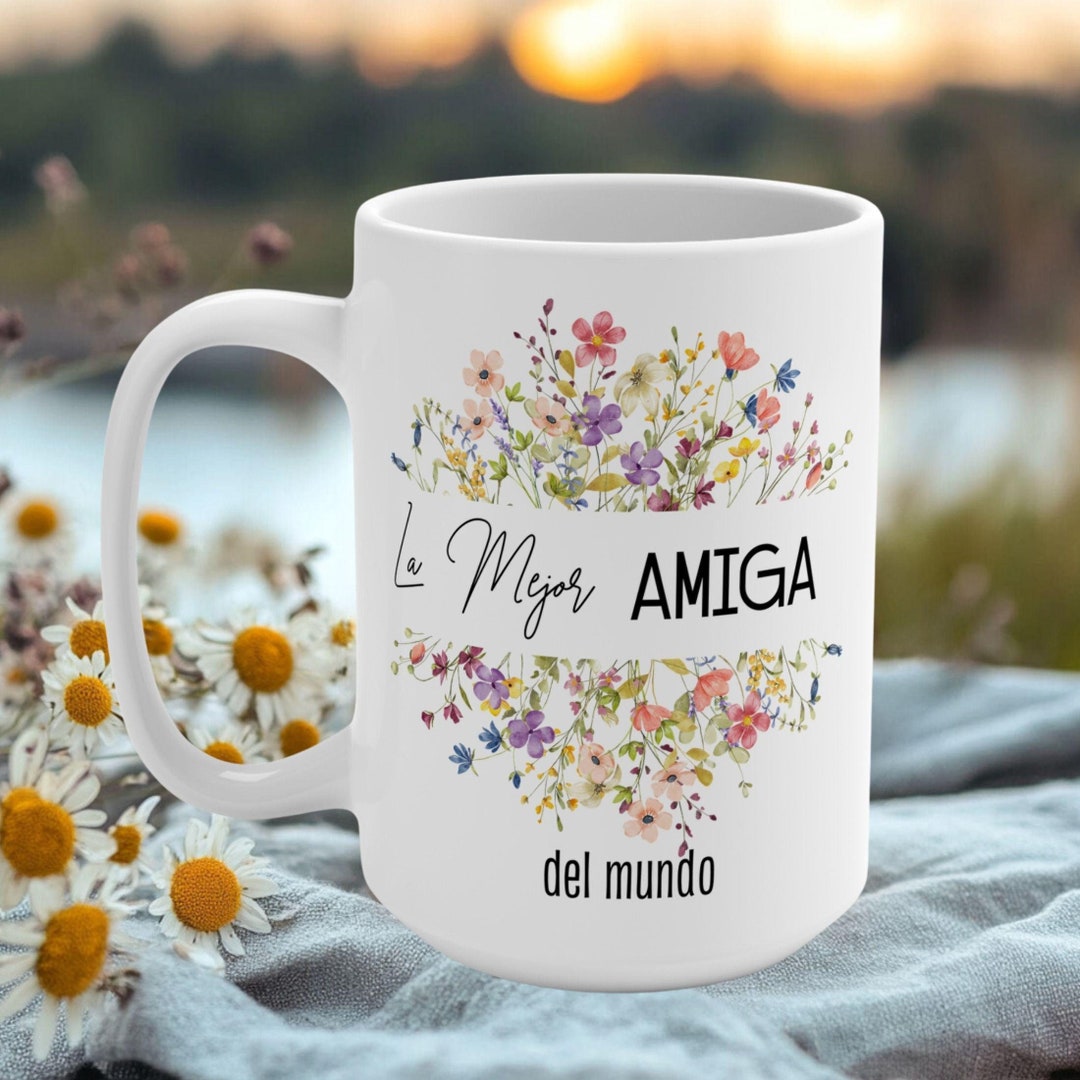 Best Friend in the World Spanish Coffee Mug Gift for Her, Spanish Mug ...