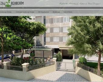 Custom 3D Backyard Landscape Design: Plant-Based Rendering (PDF & PNG)