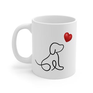 LIMITED EDITION Personalised Dog Mug, Gift from Dog, Dog Lover Gift, Ceramic Mug 11oz, Pet Mug, Dog Dad Gift, Dog Mum Gift