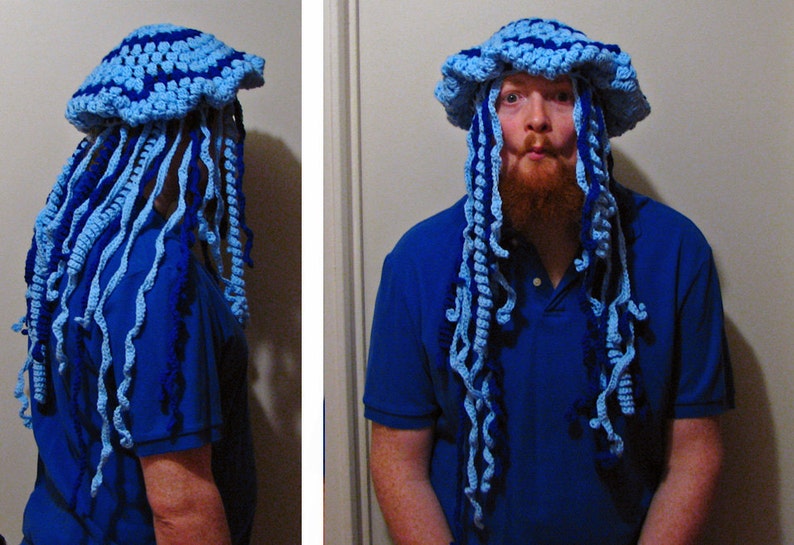 Jellyfish Hat Crochet Pattern Etsy UK