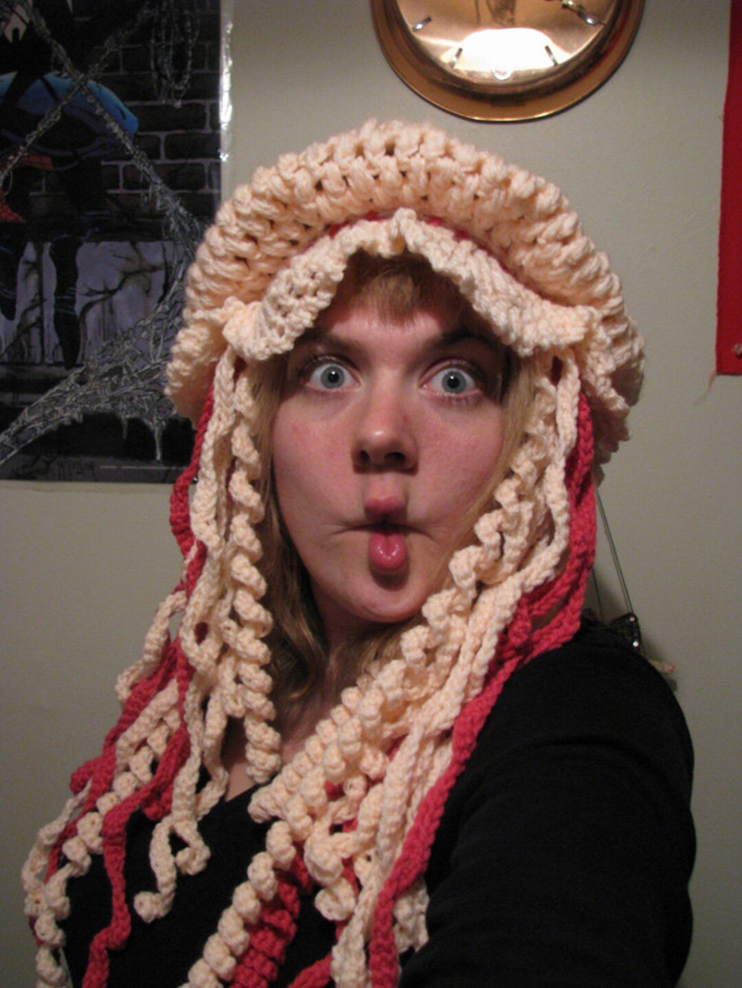 Jellyfish Hat Crochet Pattern Etsy