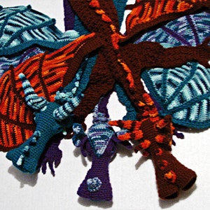 Dragon Scarf Crochet Pattern
