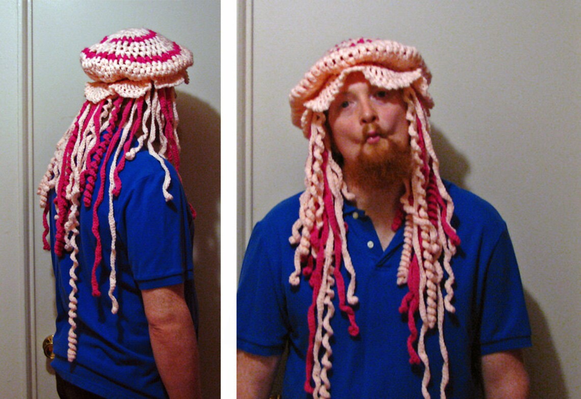 Jellyfish Hat Crochet Pattern Etsy UK