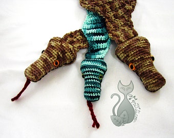Snake Scarf Crochet Pattern