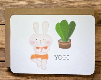 Mindfulness Art Postcard – Handmade Wax Seal, Yoga Lover Gift