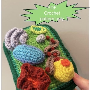 Crochet Plant Cell Pattern – Digital Download | Scientific Crochet | Educational Amigurumi