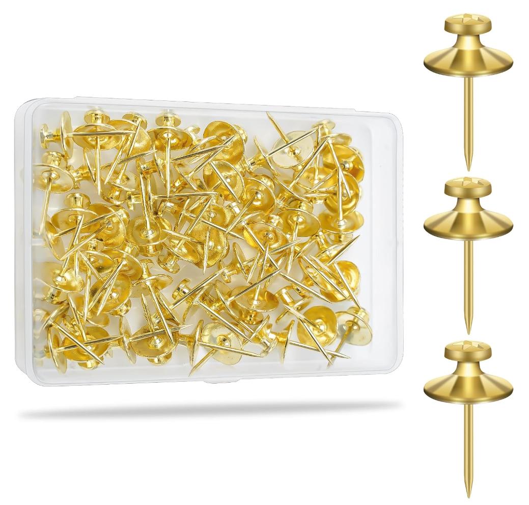 20 Pack Push Pin Hangers - Plant Shape Wall Hooks Holds 20LB For Pictures & Decor