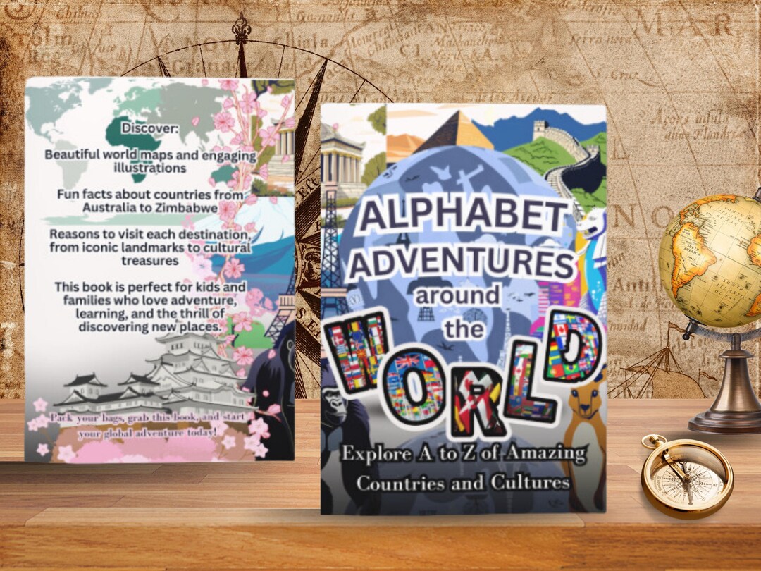 Alphabet Adventures Around the World | Kids Educational Book | Alphabet ...