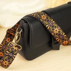 Custom Crossbody Taschengurt 8 Einzigartige Muster, 1,5 "breites haltbares Geldbörse Strap mit Gold | Silber | Antike Hardware, nette Geschenke für Frauen