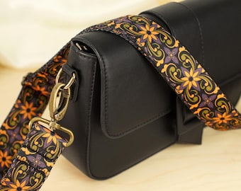Cinghie per borsa a tracolla personalizzate, 8 modelli unici, tracolla per borsa resistente larga 1,5" con hardware dorato/argento/antico, graziosi regali per le donne