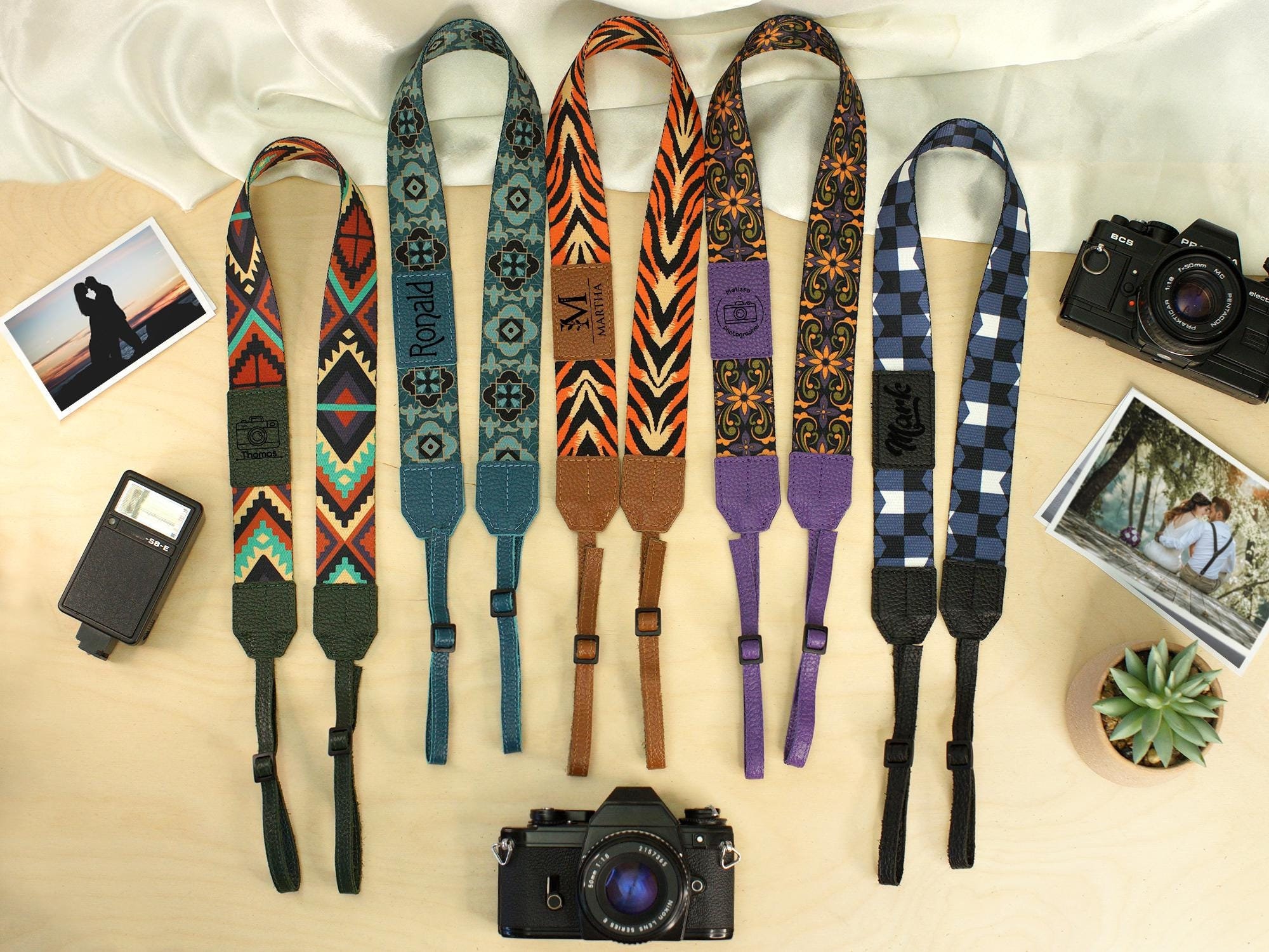 Skidproof Neoprene Neck Strap For Canon EOS SLR Cameras – Soft & Elastic - View #2