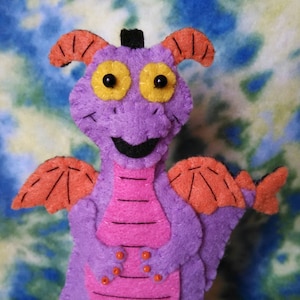 Made to Order - Handmade  Figment - 100% hand cut and sewn! Please read ship dates!