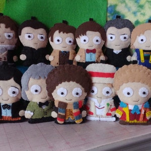 Hecho a pedido - Doctor Who hecho a mano - ¡100 % cortado y cosido a mano! ¡Lea las fechas de envío!