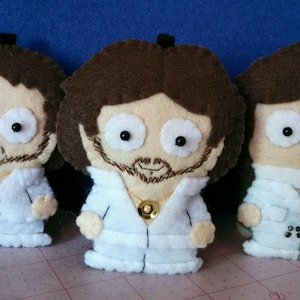 Made to Order - Handmade  Bee Gees Barry Maurice Robin Andy - 100% hand cut and sewn! Please read ship dates!