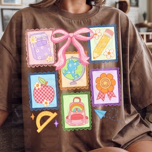 Coquette Back To School Png, Bow Teacher, First Day Of School Png, Teacher Coquette Png, Teacher Gift Png, Retro Teacher Png,Apple Teach Png