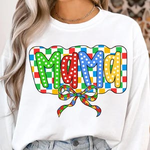 Autism Mama png, Autism mom png, autism puzzle pieces png, autism mom png, autism mama, mother&#39;s day gift, Autism Awareness Coquette png