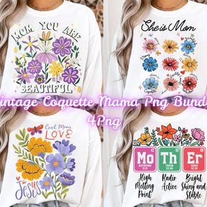 Preppy mama png bundle, Floral mama png, motherhood png, Preppy Coquette Png, Mama Png, Preppy Mama Png, Mama Floral Png, Retro mama png