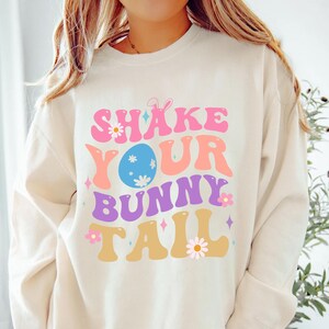Shake Your Bunny Tail png, Funny Easter png, Easter bunny png, Easter bunny ears, Bunny png, Retro Easter png, Easter sublimation png files