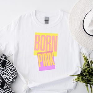 Camiseta BlackPink, camiseta Born Pink, camiseta de fan de Kpop, camiseta de Lisa, camiseta de Jennie, camiseta Rosé, camiseta de Jisoo, camisetas de fanáticas de la música coreana