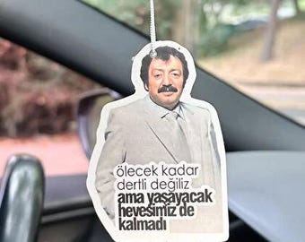 Ölecek Kadar Dertli Değiliz Ama Yaşayacak Hevesimiz De Kalmadı Müslüm Gürses Premium Car Fragrance Tree Müslüm Baba oto kokusu araç kokusu