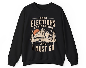 2028 Wahlen Sweatshirt: Democrat Voter Rundhalsausschnitt - Politisches Statement